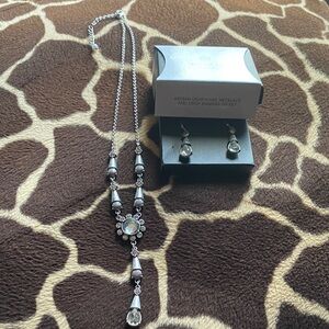 Artisan Lighthouse Necklace and Drop Earring Set